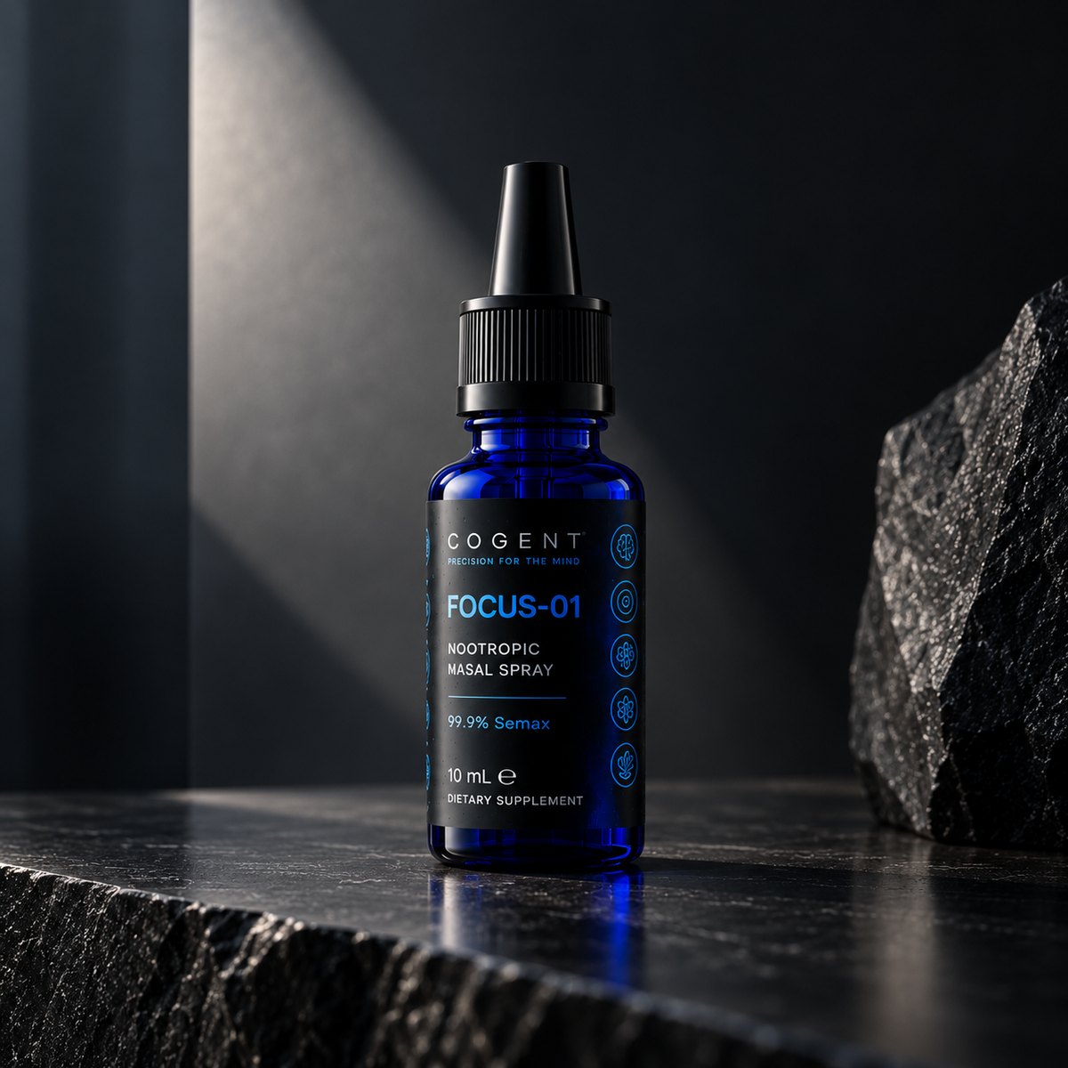 FOCUS-01 Semax nasal spray, 10 mL bottle